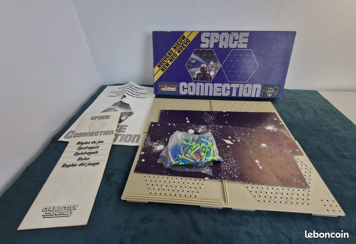 Jeu De Société Ancien Space Connection - Jeu Vintage - Occasion