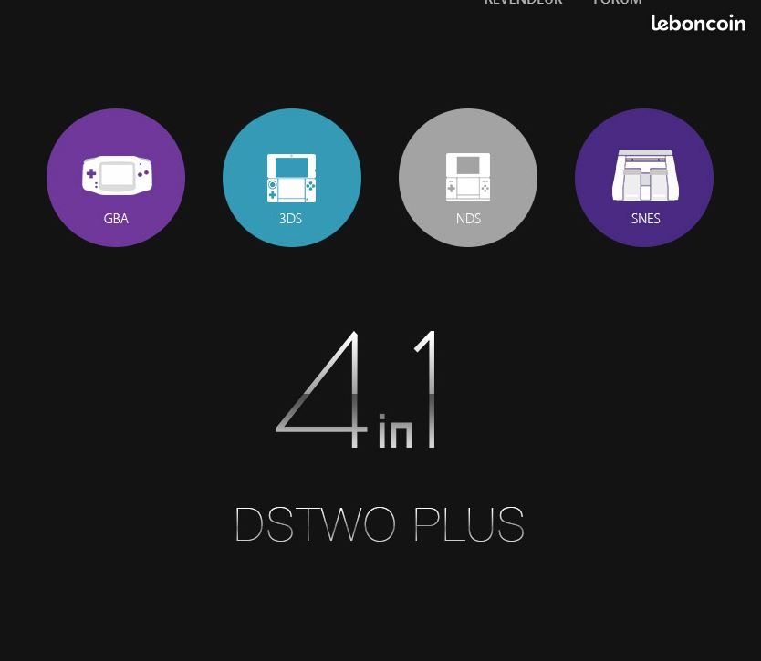 Dstwo+ 4in1 Jeux vidéo