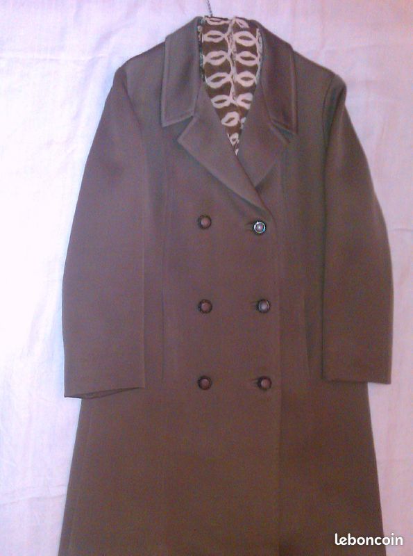 Manteau couleur marron glacé (image 1)
