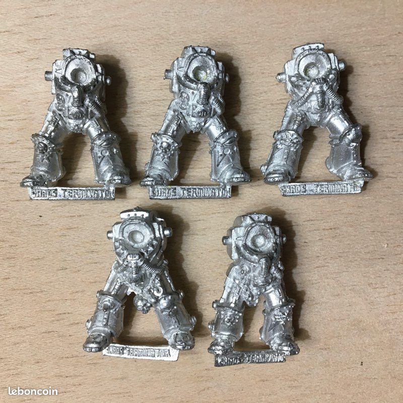 Lot De 5 Terminators Grey Knights – Warhammer 40K – Plastique