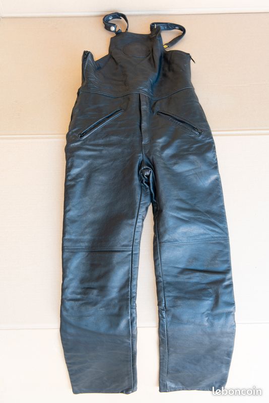 Pantalon Salopette Cuir Homme Salopette Cuir Motos 2ememain