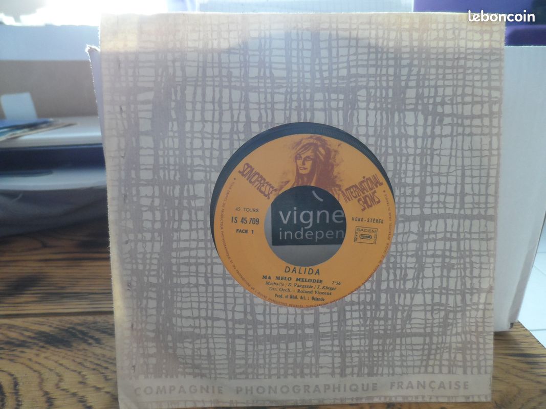 Disque vinyle Dalida (image 2)