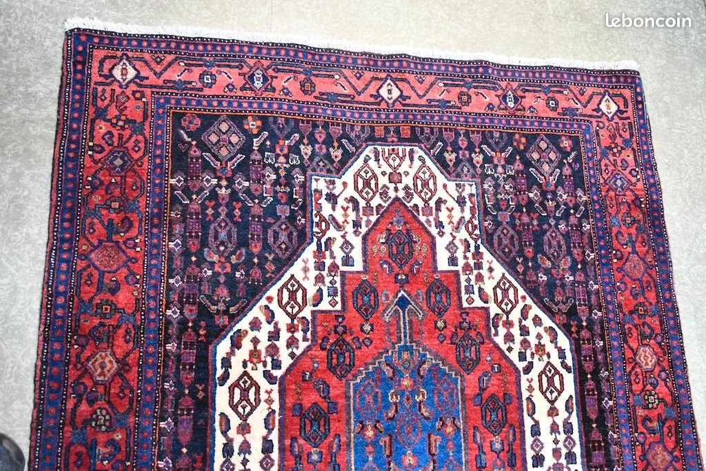 Tapis Senneh persan 158x121 cm (image 6)