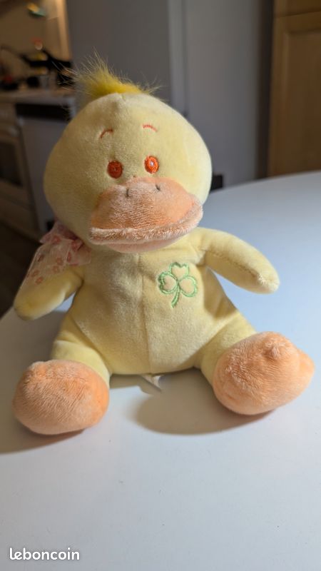 Peluche poussin / canard jaune – Petra Toys (image 1)