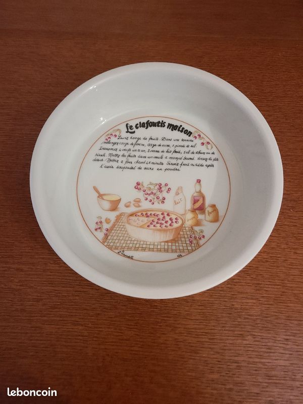 PLat à clafoutis en porcelaine (image 1)