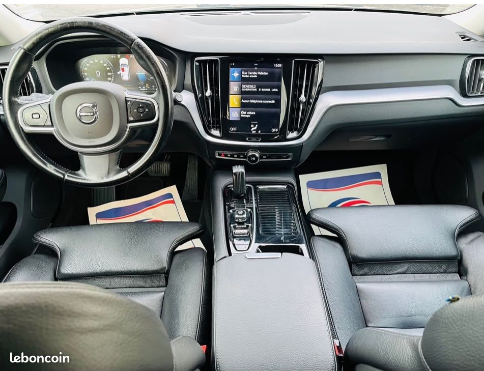 Volvo V60 T8 Inscription Luxe - 2.0 T BVA8 396cv - Plug in Hybride 50km Full Elec - Crit'1 / 2nd Main - Factures Carnet et 2 clés disponible - Reprise Possible (image 3)