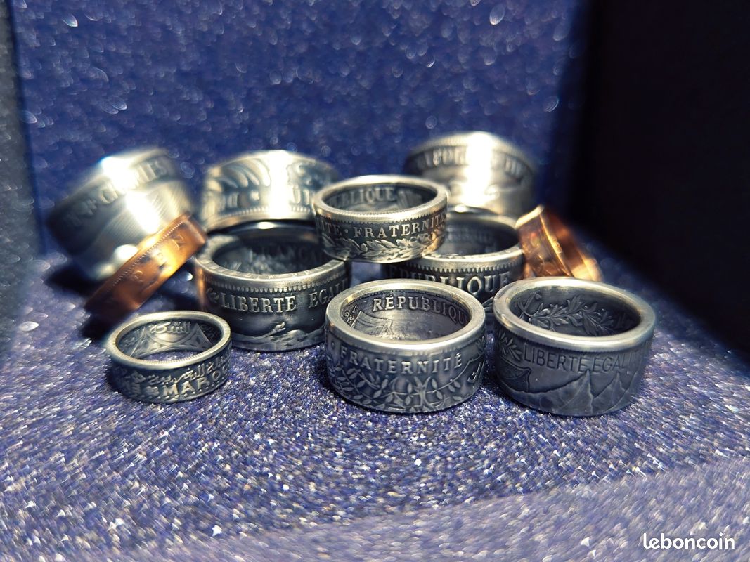 Bijoux Artisanaux Bague Ancienne En Argent Bagues En Monnaie