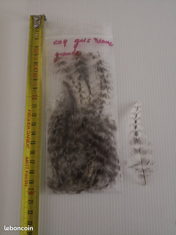 Lot De 6 Mouches De Pêche Vintage JC - Plumes De Moulinet Rares Et Superbes