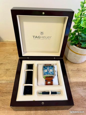 Écrin Vintage Tag Heuer Pour Montre Carrera, Monaco, Aquaracer - Coffret D'origine Occasion