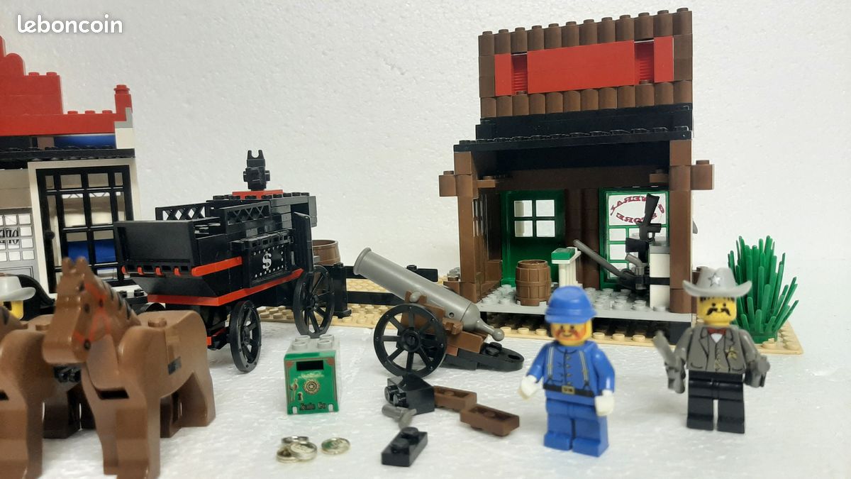 Lego Western 6765 Gold City Junction Jeux Jouets