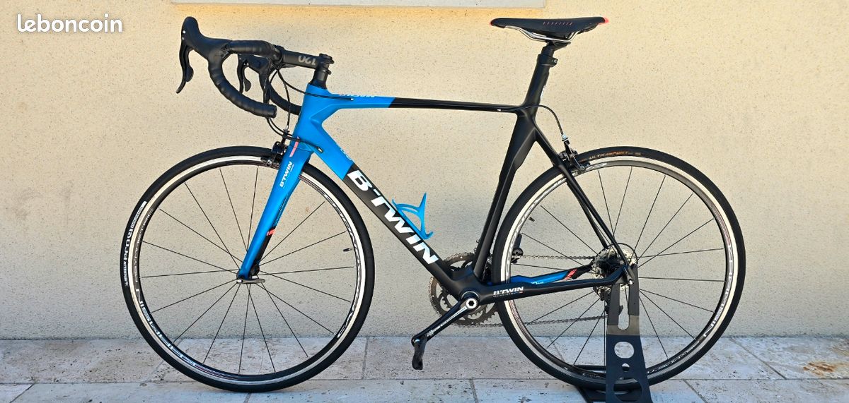 Vélo de course tout Carbone BTWIN ULTRA CF 740 - Taille M - Equipé Campagnolo Athena 11v (image 6)