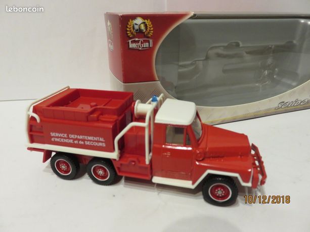 Camion De Pompiers MAN Miniature 1/50 Solido - Collection Neuf En Boîte