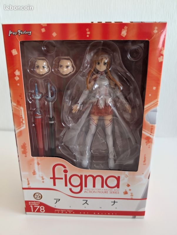 Figurine Figma Asuna – Sword Art Online – N°178 – Occasion, Emballage D'origine