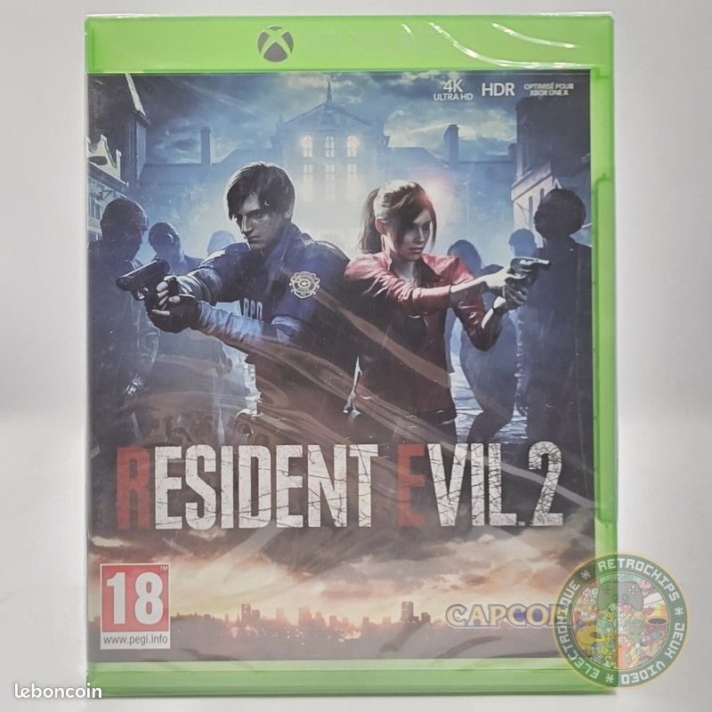 Jeu Resident Evil 2 - Xbox One - Version Française - Neuf Sous Film Plastique