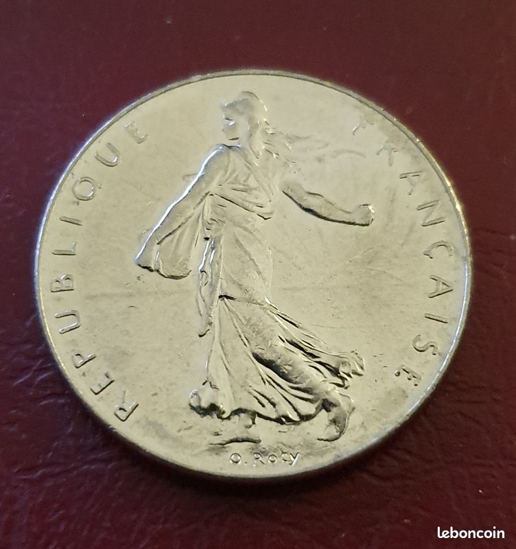 Pièce ancienne française de 1 francs Semeuse de 1999 (image 2)