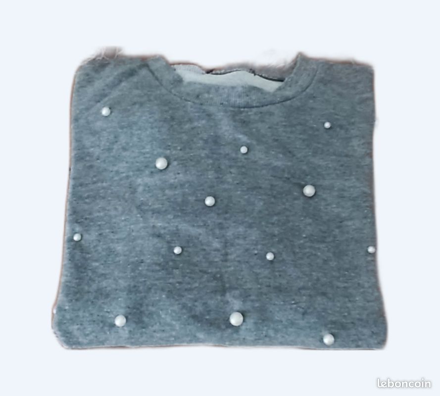 Sweat avec perle Kiabi taille S Vêtements