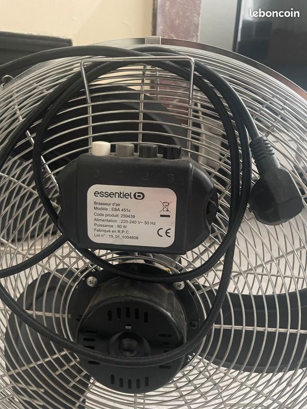 Ventilateur 3 vitesses (image 2)