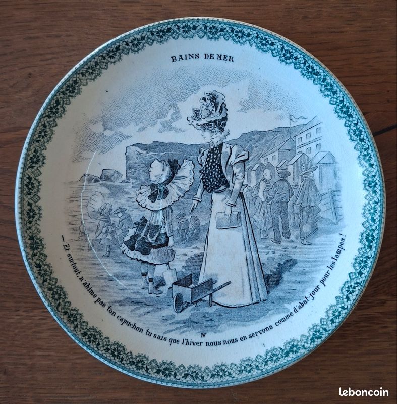 8 assiettes parlantes (Bains de Mer) (image 8)