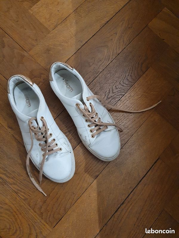 Chaussures Eram blanches et rose Chaussures