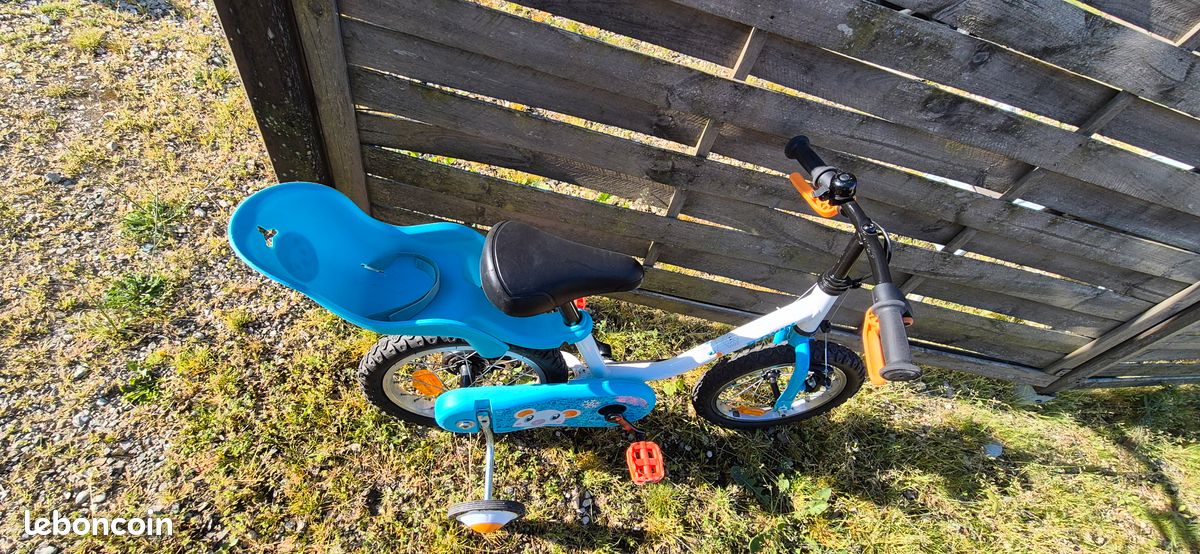 GASLIKE Vélo Enfant 14 Pouces – Cadre Magnésium, Roues Lumineuses, 3-7 Ans