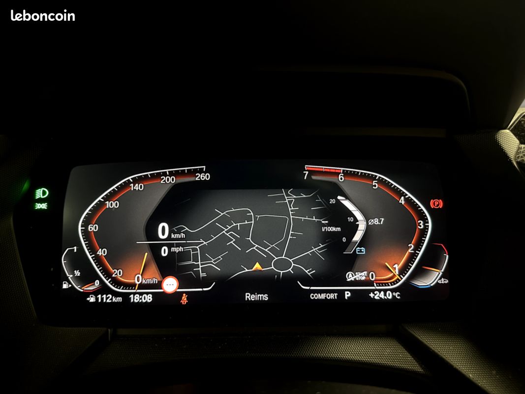 BMW Série 118i 140ch M Sport DKG7 - Apple CarPlay - Toit ouvrant panoramique - Sièges électriques chauffants - Affichage tête haute (image 11)