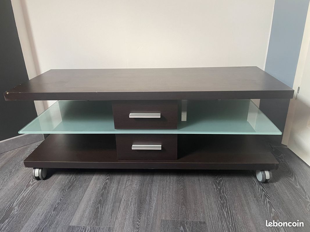 Lot de meubles verre et wenge (image 3)