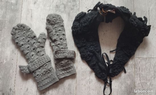 Col en laine et mouffles (image 1)