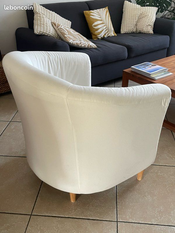Fauteuil club en tissu Ikea (image 3)