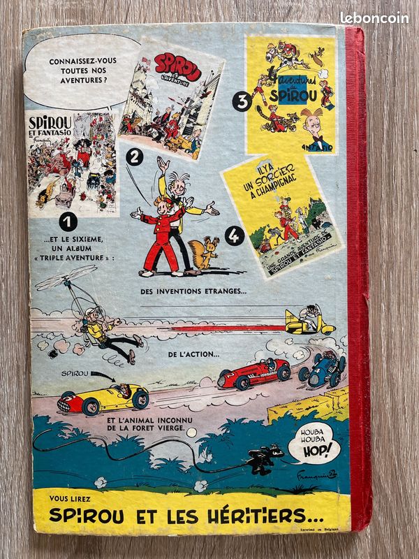 BD Spirou Les chapeaux noirs EO belge 1952 (image 2)