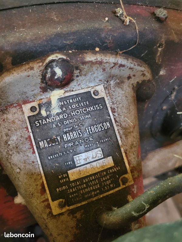 Tracteur Massey fergusson FF30DS 1957 (image 7)