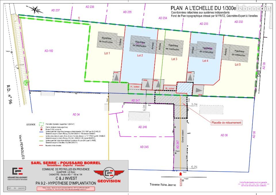 Terrain 385 m² Peyrolles En Provence · à Peyrolles-en-Provence · 165 000 €