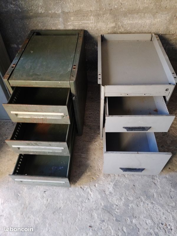 2 caissons rangement métallique (image 6)