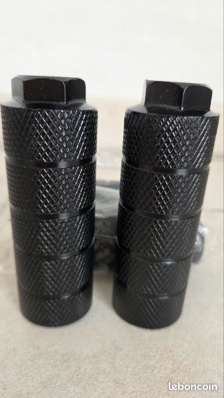 Repose Pieds Harley LA Choppers BMX Chrome / Laiton pas cher - Big Twin City