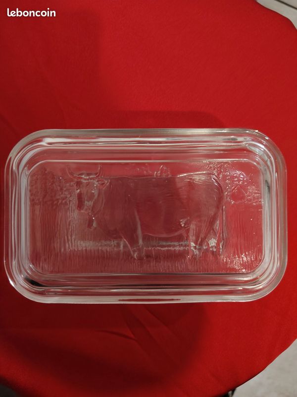 Beurrier Transparent Arcopal Complet - Dimensions 16 X 10.5 X 7 Cm
