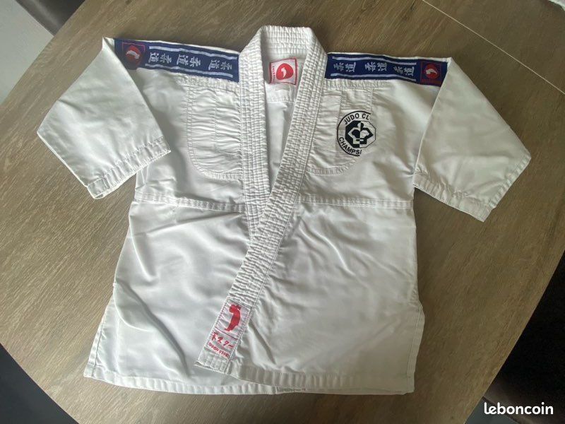 Lot de 2 Kimonos judo enfant 100-120cm (image 5)