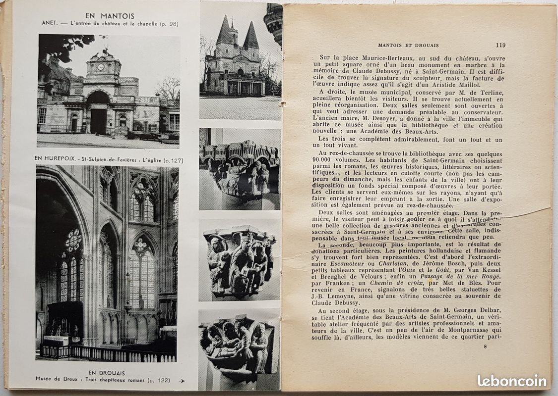 Livre Ancien - Philippe LEFRANCOIS & Patrice BOUSSEL - Petits musées et joyaux de l'ile de France II (image 5)