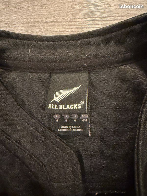 Maillot De Rugby Des All Blacks Saison 2012 Taille L