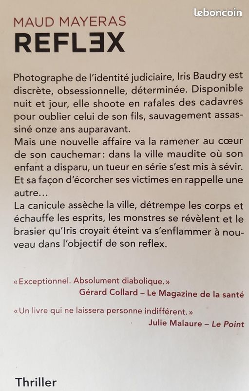 LIVRE MAUD MAYERAS. Reflex (image 2)