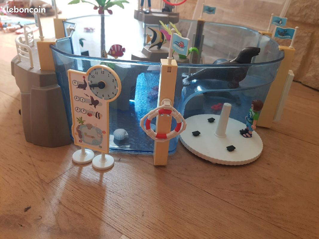Jeu Playmobil aquarium boutique extensions TTBE (image 5)