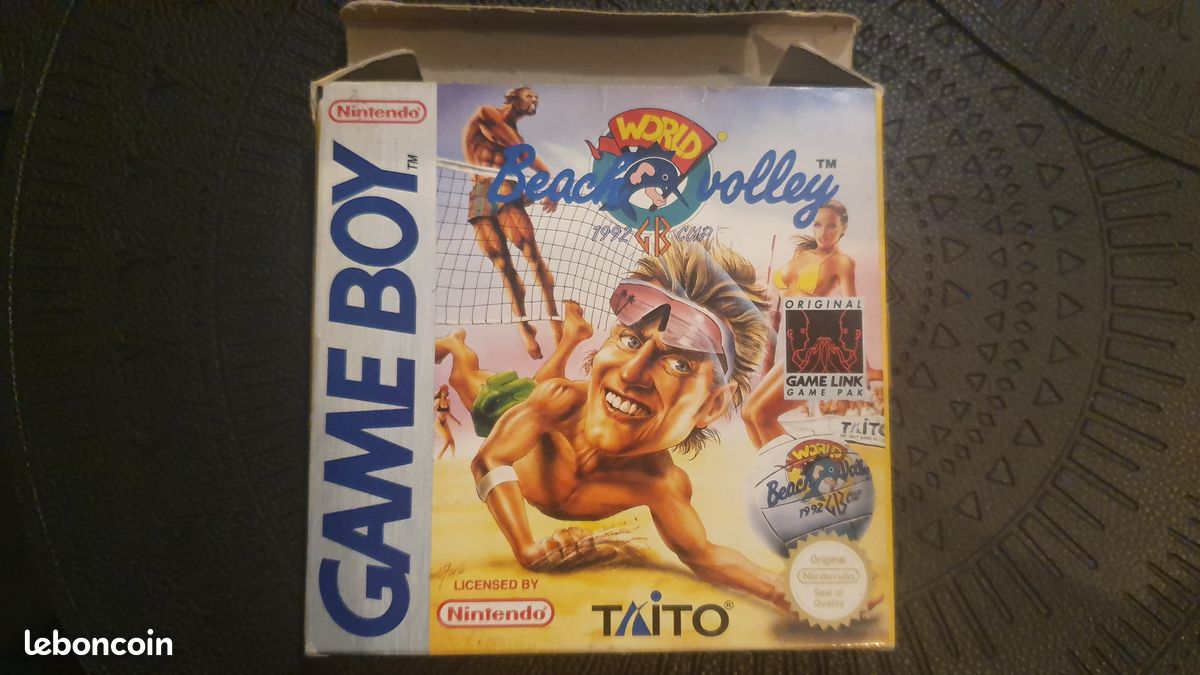 Jeu Game Boy World Beach Volley – DMG-WV-FRG – Version Française, Très Bon état