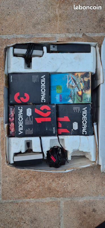 Lot De 10 Jeux Philips Videopac – Boîtiers Plastique Avec Notices – TRÈS BON ÉTAT