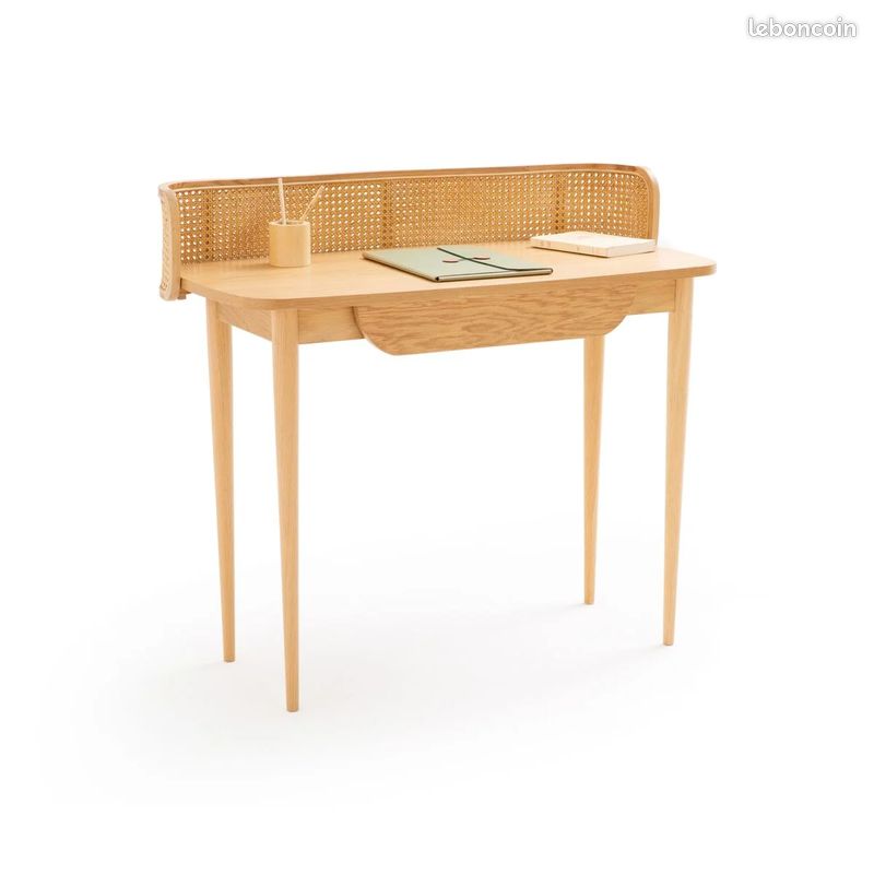 Bureau en cannage, Buisseau, La Redoute Intérieurs - NEUF (image 3)