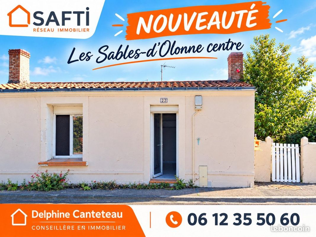 Maison 5 pièces 80 m² · aux Sables-d'Olonne · 80 m² · 160 000 €