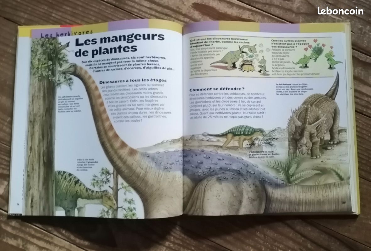 L'encyclopédie Larousse "les dinosaures" - neuf (image 2)