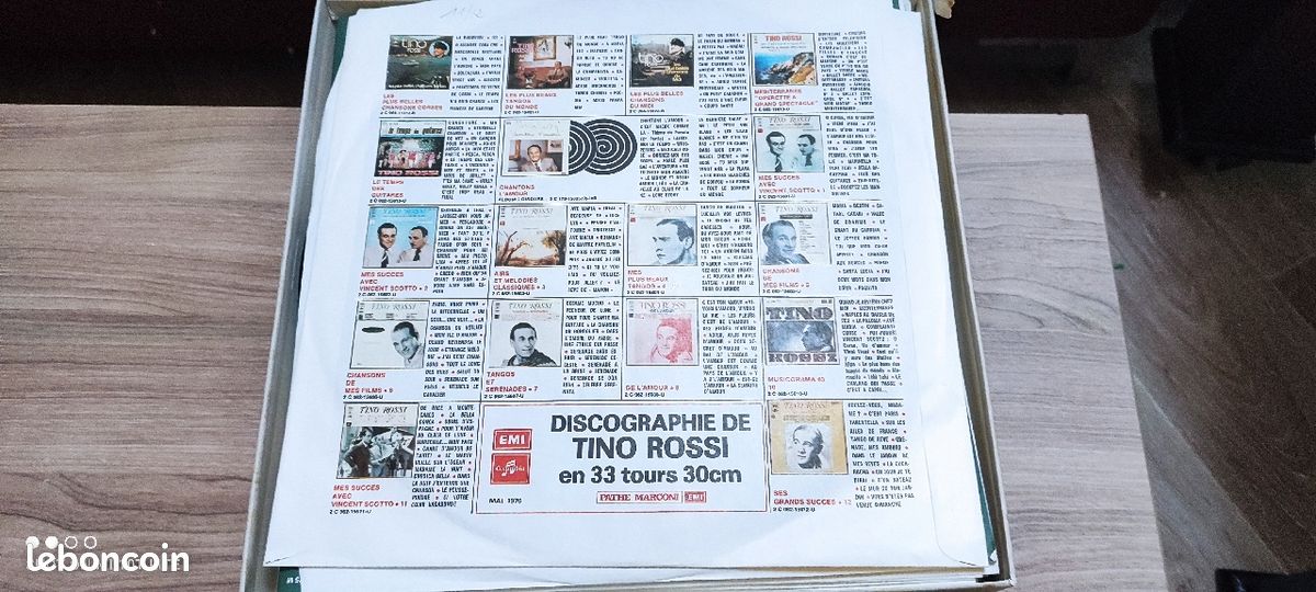 Vinyles Tino Rossi 1938 1949 33 tours (image 1)