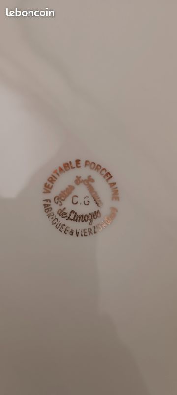 Service porcelaine de limoges "Fragonard" (image 8)