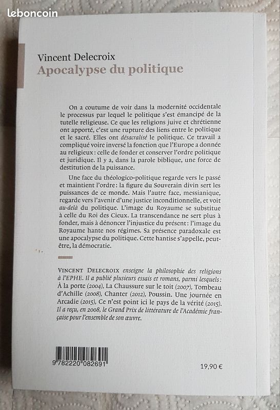 Apocalypse du politique - Vincent Delecroix (image 2)