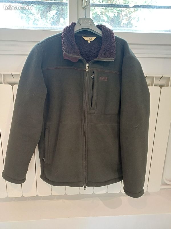 Jacket Polaire Aigle Sherwood Jacket Aigle Green Size L