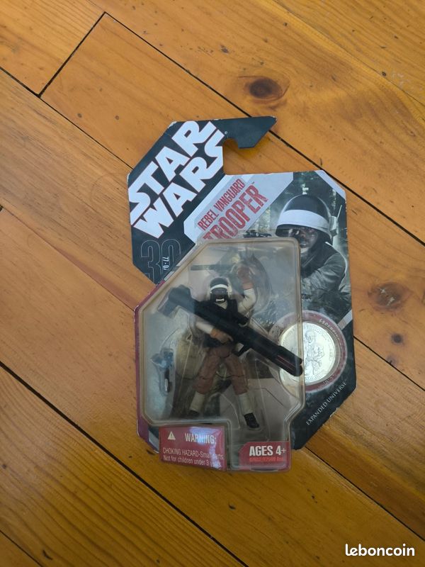 Starwars figurine rebel vanguard Trooper rare (image 1)