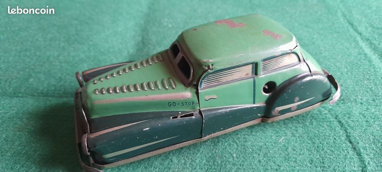 ANCIEN JOUET VOITURE course auto tamponneuse mécanique HUKI HK-568 années 50 EUR 169,00 - FR